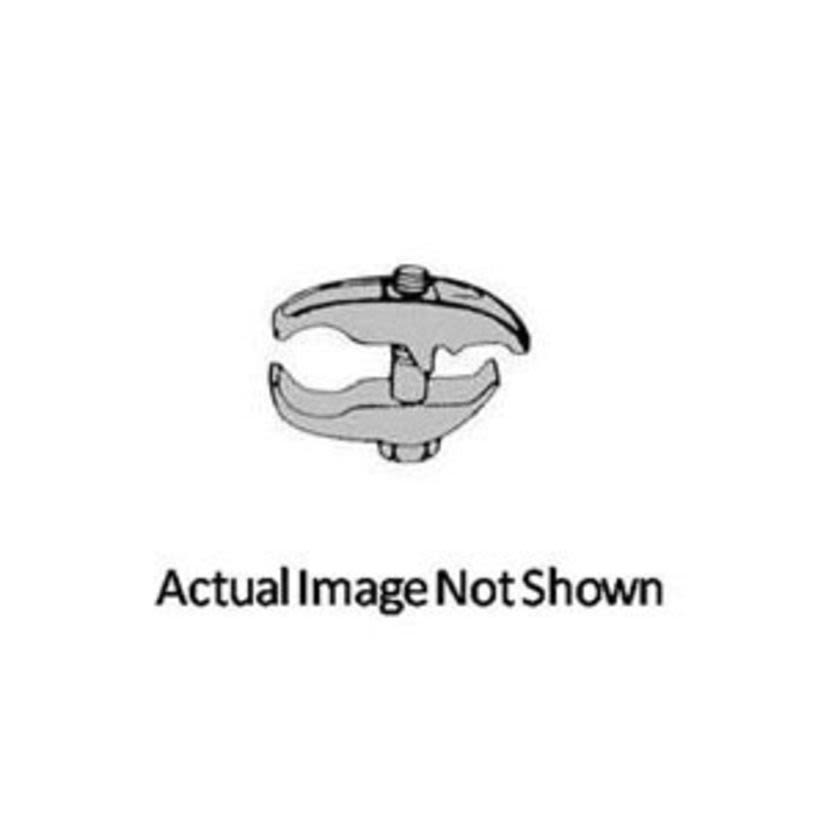 Steel City PC-1-1/2 Parallel Beam Clamp, 1-1/2 in Conduit, Malleable Iron, Hot Dipped Galvanized